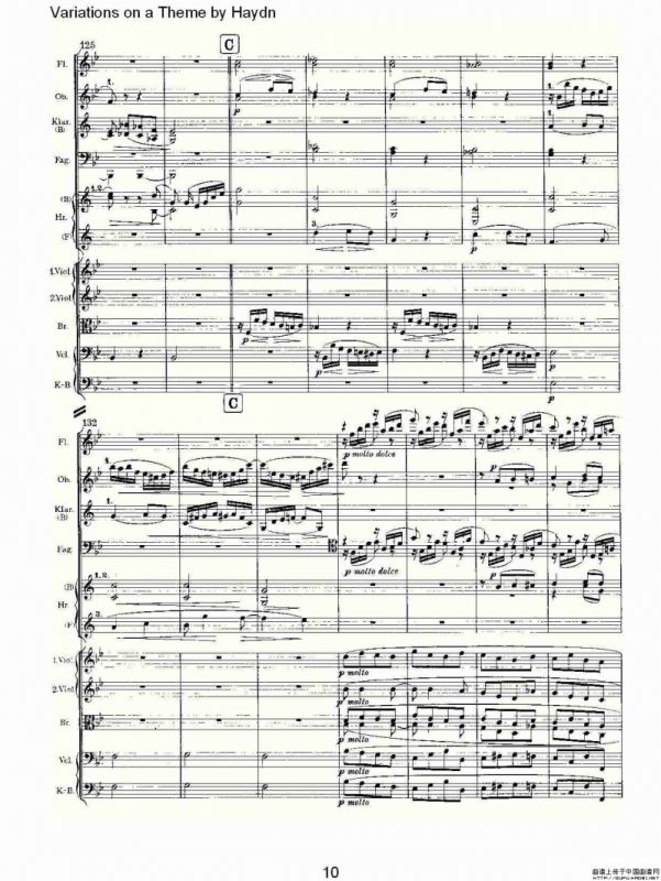 Variations on a Theme by Haydn 海顿主旋律变奏曲（一）