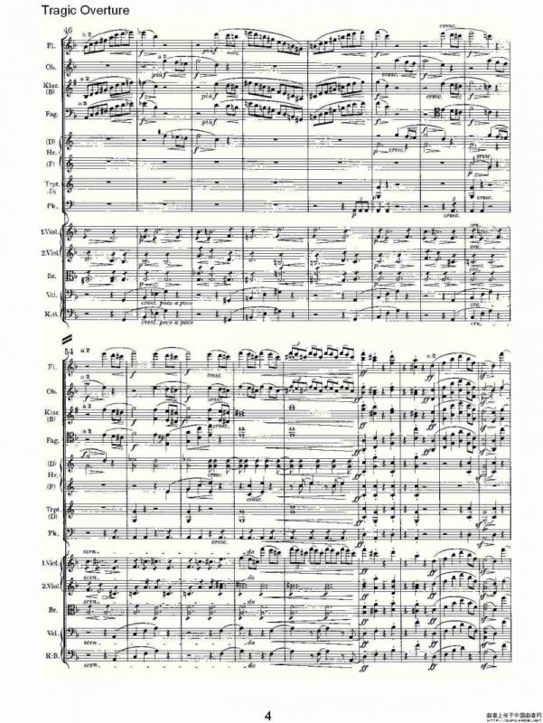 Tragic Overture 悲惨的前奏曲
