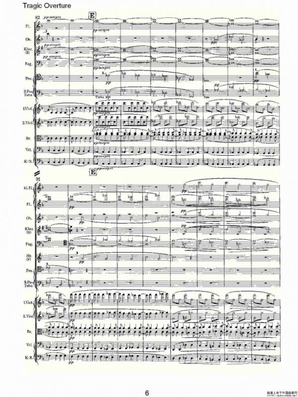 Tragic Overture 悲惨的前奏曲