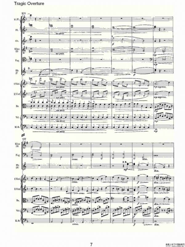 Tragic Overture 悲惨的前奏曲