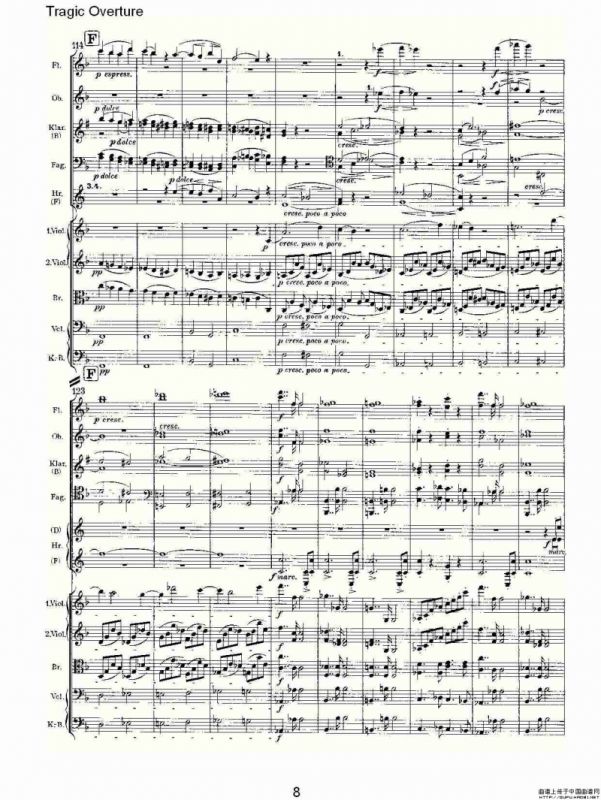 Tragic Overture 悲惨的前奏曲