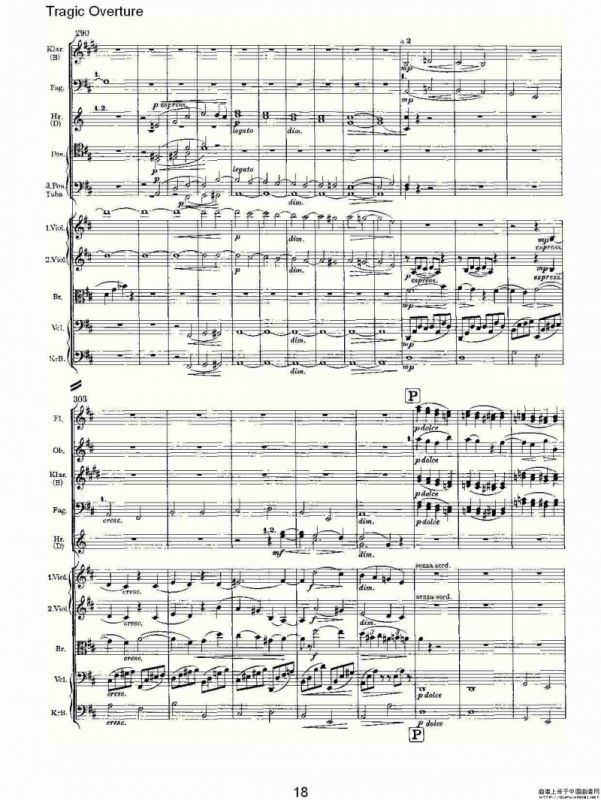 Tragic Overture 悲惨的前奏曲
