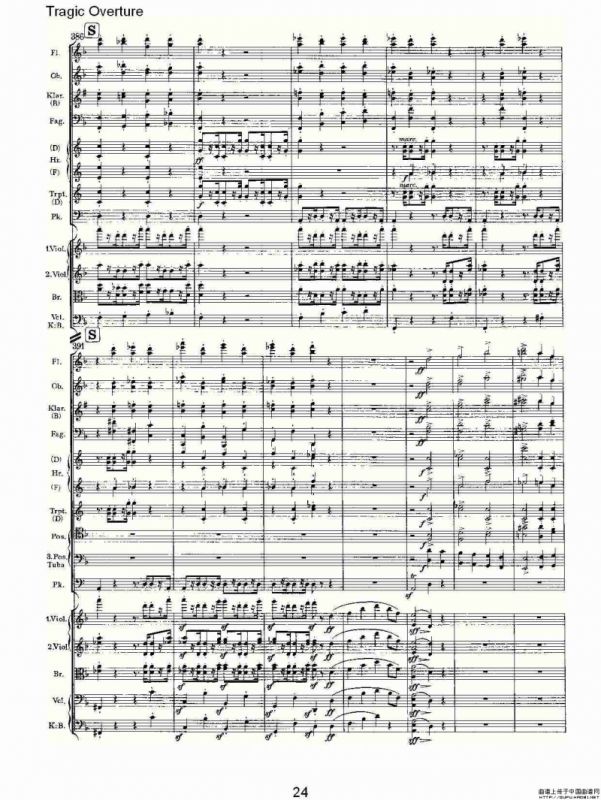 Tragic Overture 悲惨的前奏曲