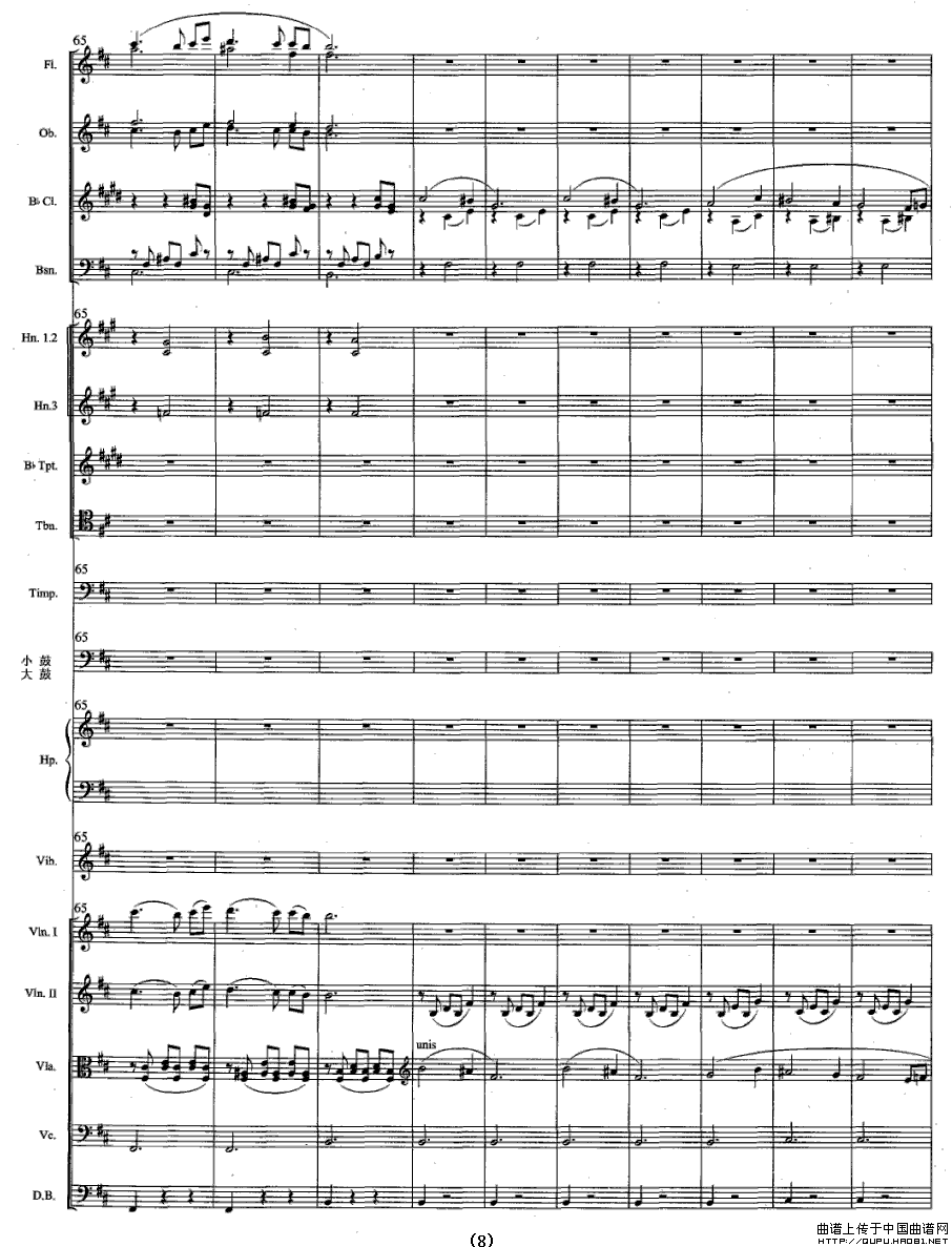 胡腾舞曲（总谱）