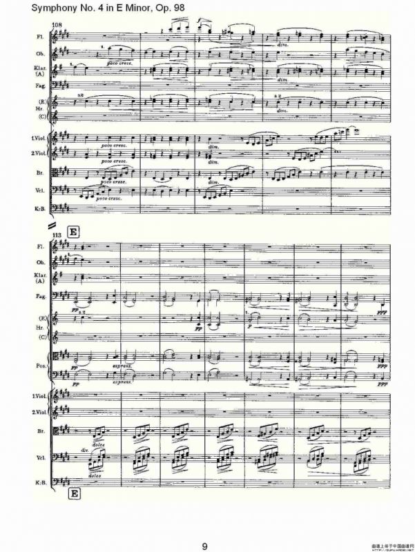 E小调第四交响曲, Op.98 第四乐章