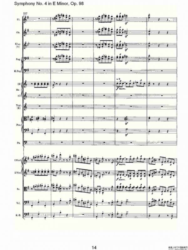 E小调第四交响曲, Op.98 第四乐章