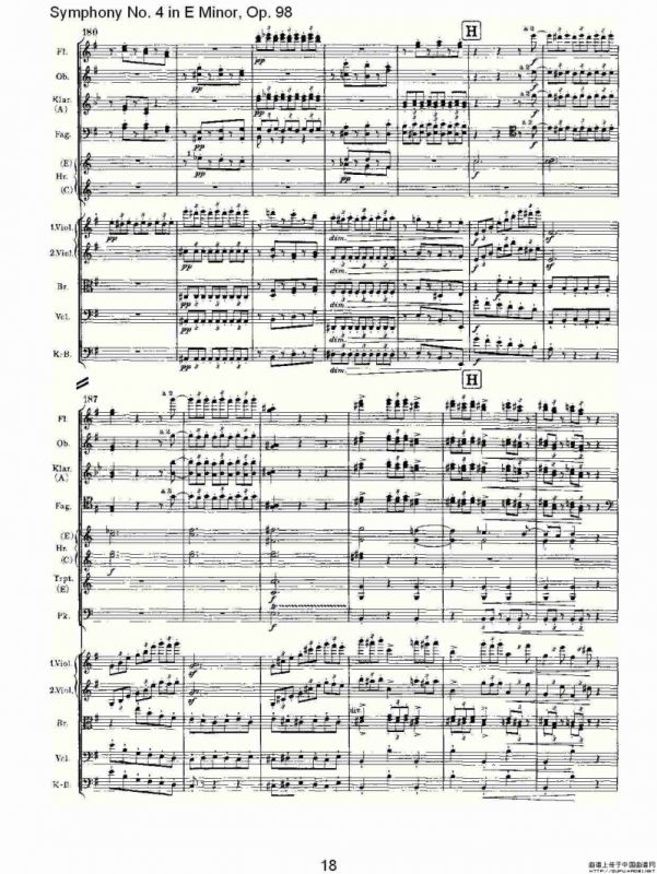 E小调第四交响曲, Op.98 第四乐章