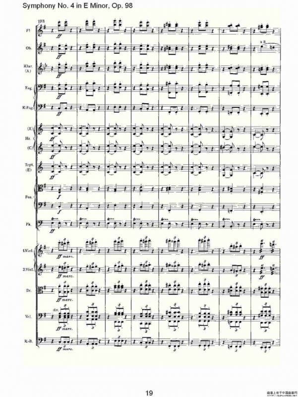 E小调第四交响曲, Op.98 第四乐章