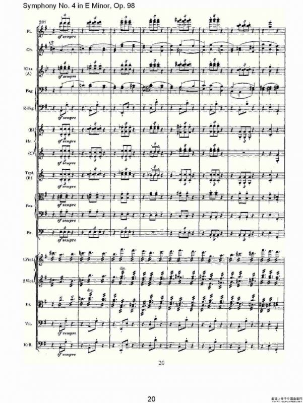 E小调第四交响曲, Op.98 第四乐章