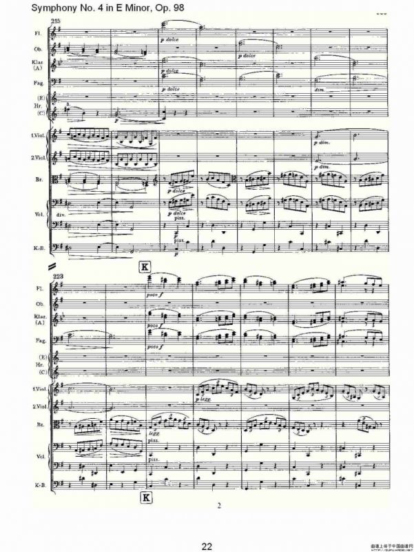 E小调第四交响曲, Op.98 第四乐章