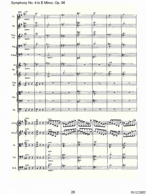 E小调第四交响曲, Op.98 第四乐章
