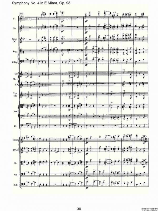 E小调第四交响曲, Op.98 第四乐章