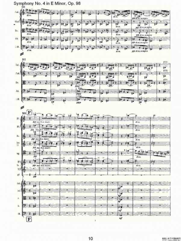 E小调第四交响曲, Op.98 第三乐章