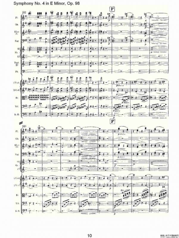 E小调第四交响曲, Op.98 第一乐章