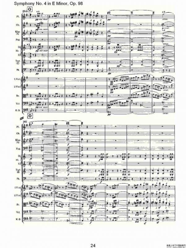 E小调第四交响曲, Op.98 第一乐章