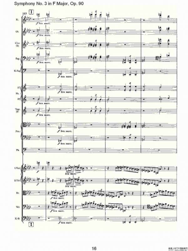 F大调第三交响曲, Op.90第四乐章