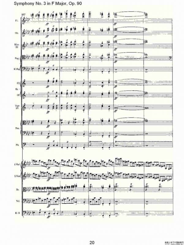 F大调第三交响曲, Op.90第四乐章