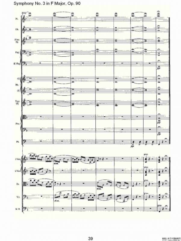 F大调第三交响曲, Op.90第四乐章