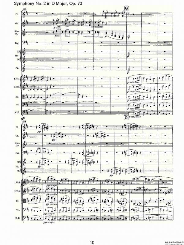 D大调第二交响曲, Op.73第四乐章