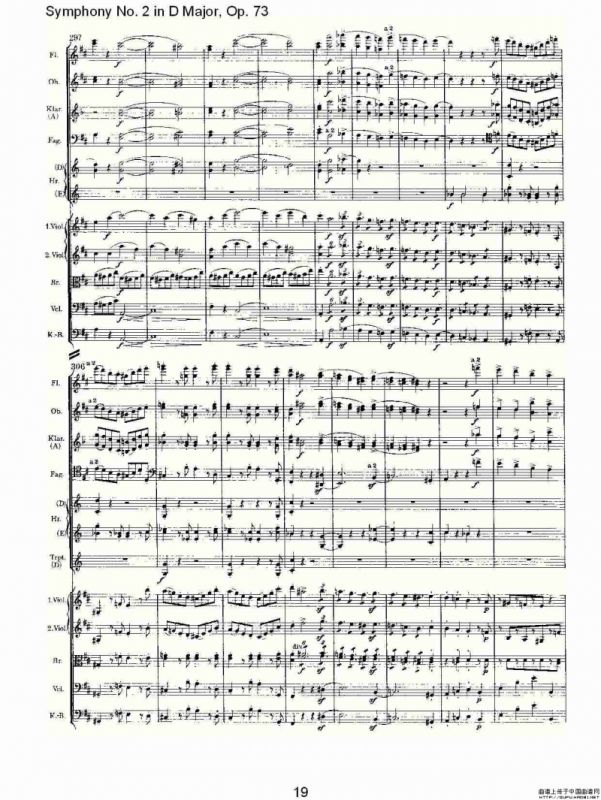 D大调第二交响曲, Op.73第四乐章