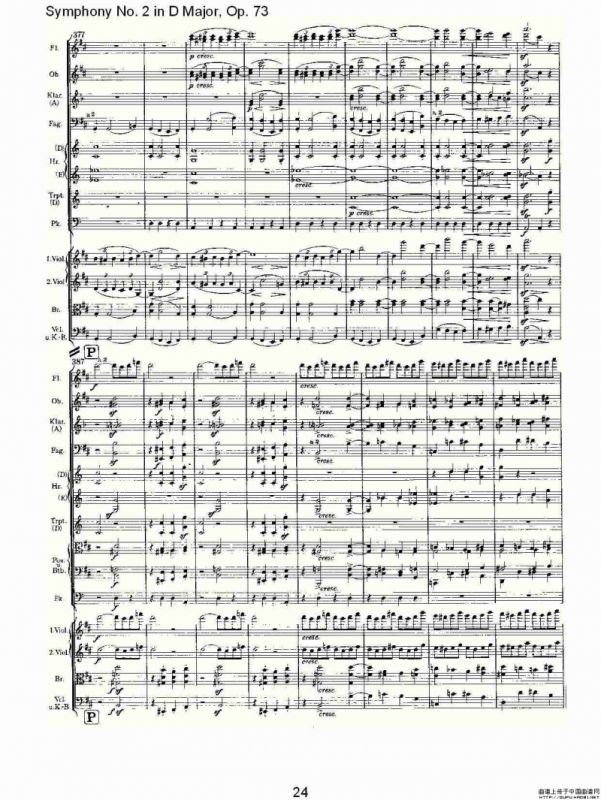 D大调第二交响曲, Op.73第四乐章