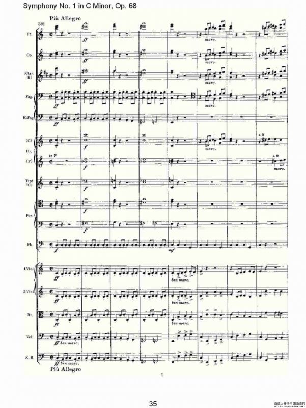 C小调第一交响曲, Op.68 第四乐章（二）