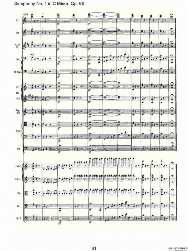 C小调第一交响曲, Op.68 第四乐章（二）