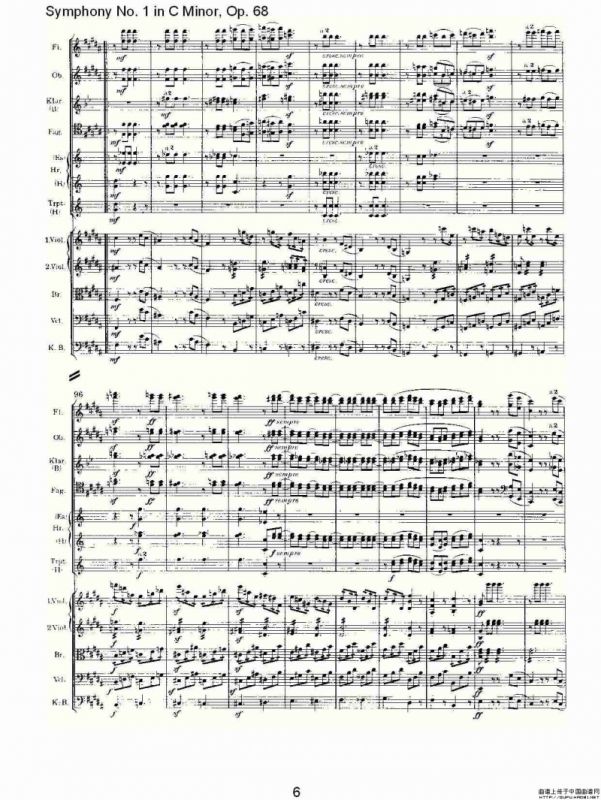 C小调第一交响曲, Op.68 第三乐章