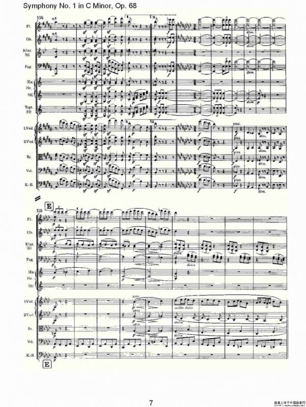 C小调第一交响曲, Op.68 第三乐章