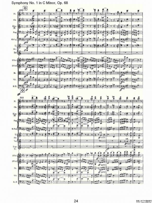 C小调第一交响曲, Op.68 第一乐章