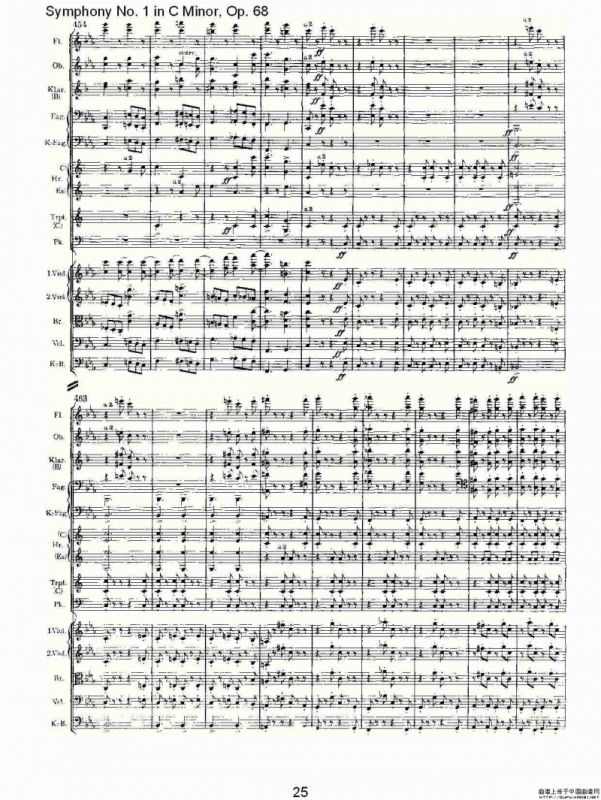 C小调第一交响曲, Op.68 第一乐章