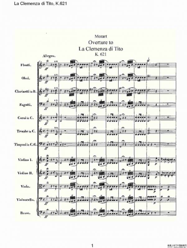 La Clemenza di Tito,K.621