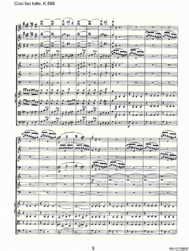 Cosě fan tutte, K.588