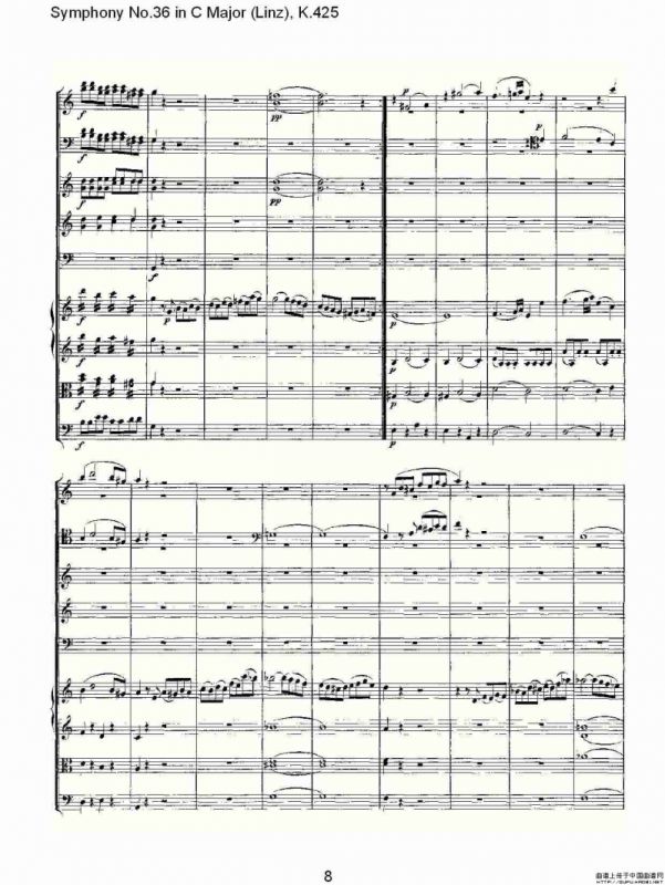 C大调第三十六交响曲K.425（一）