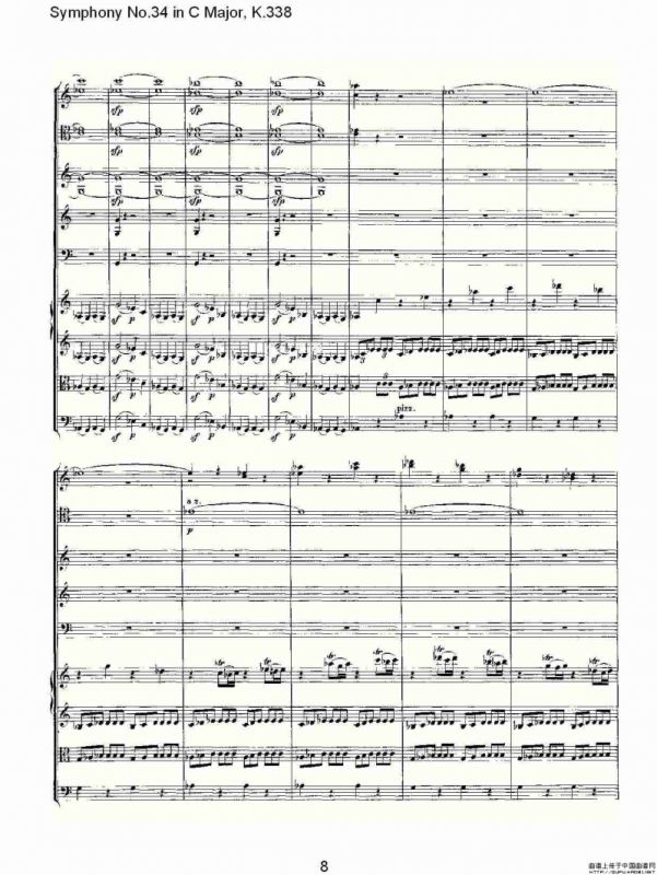 Symphony No.34 in C Major, K.338（C大调第三十四交响曲K.338）