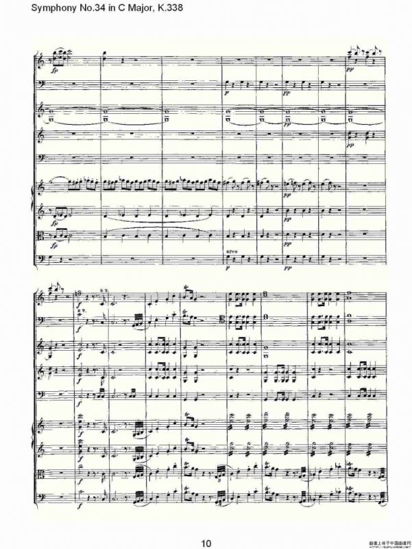 Symphony No.34 in C Major, K.338（C大调第三十四交响曲K.338）