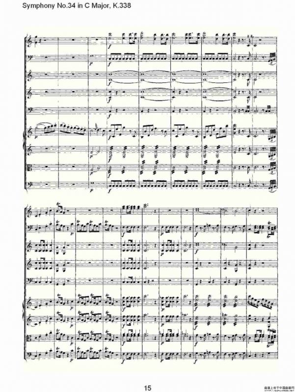 Symphony No.34 in C Major, K.338（C大调第三十四交响曲K.338）
