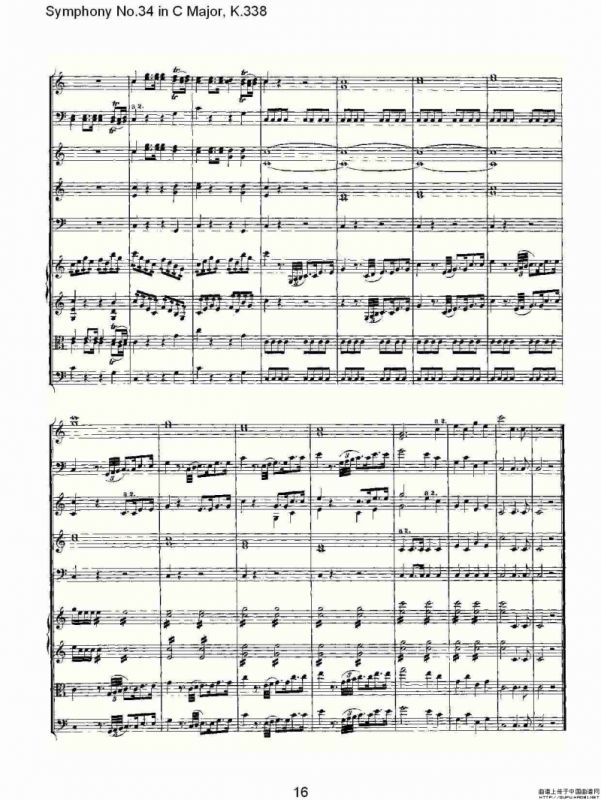 Symphony No.34 in C Major, K.338（C大调第三十四交响曲K.338）