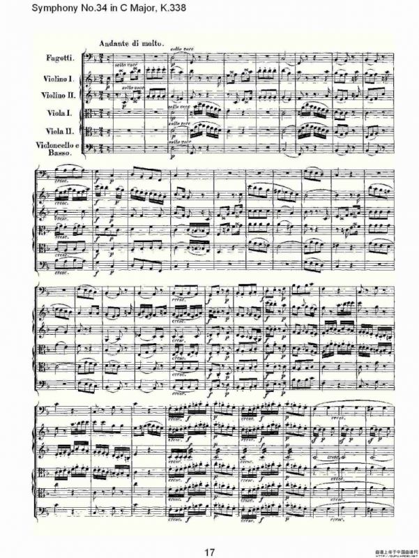 Symphony No.34 in C Major, K.338（C大调第三十四交响曲K.338）