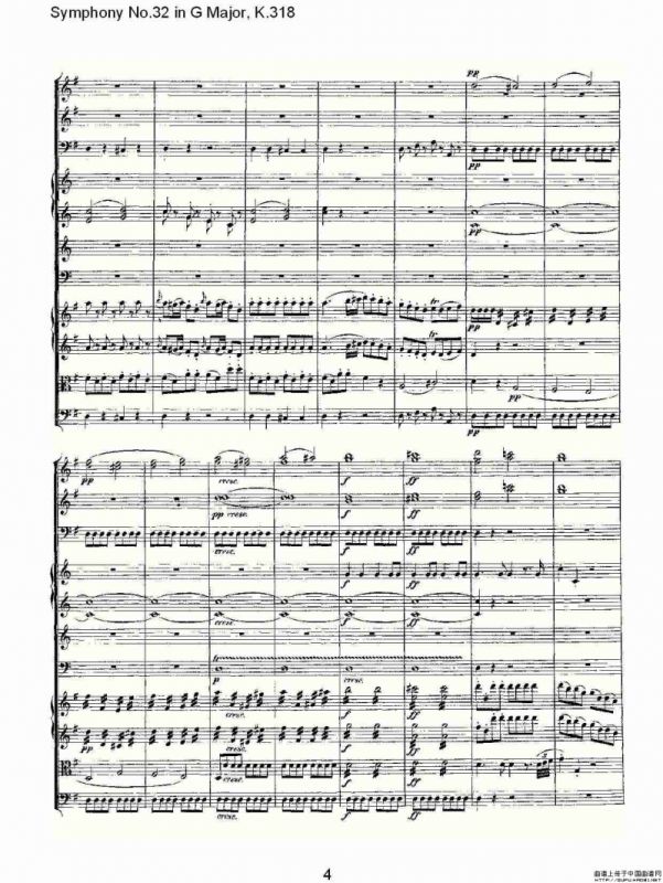 Symphony No.32 in G Major, K.318（G大调第三十二交响曲K.318）