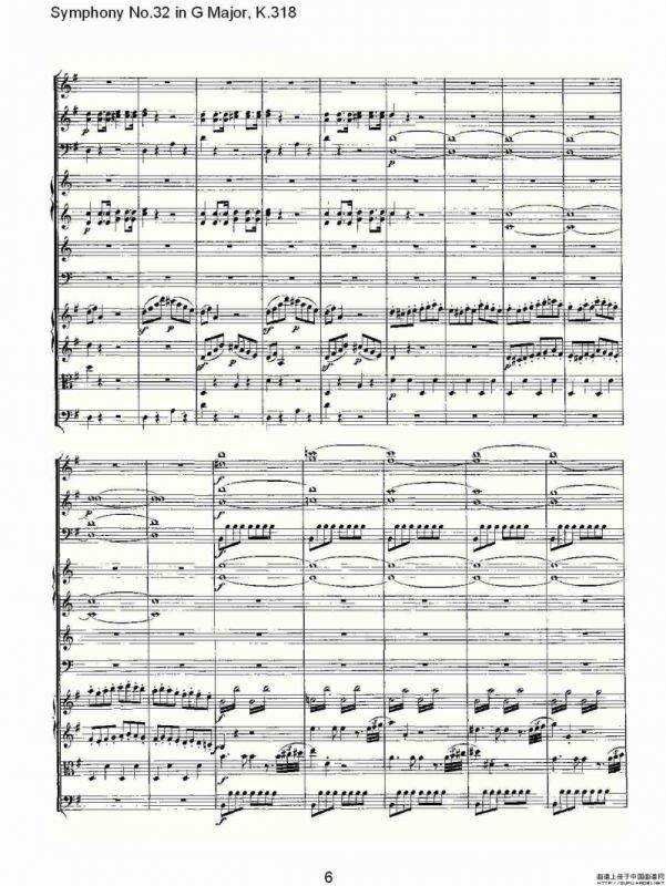 Symphony No.32 in G Major, K.318（G大调第三十二交响曲K.318）