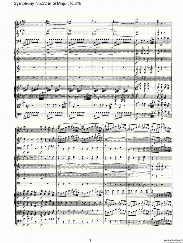 Symphony No.32 in G Major, K.318（G大调第三十二交响曲K.318）