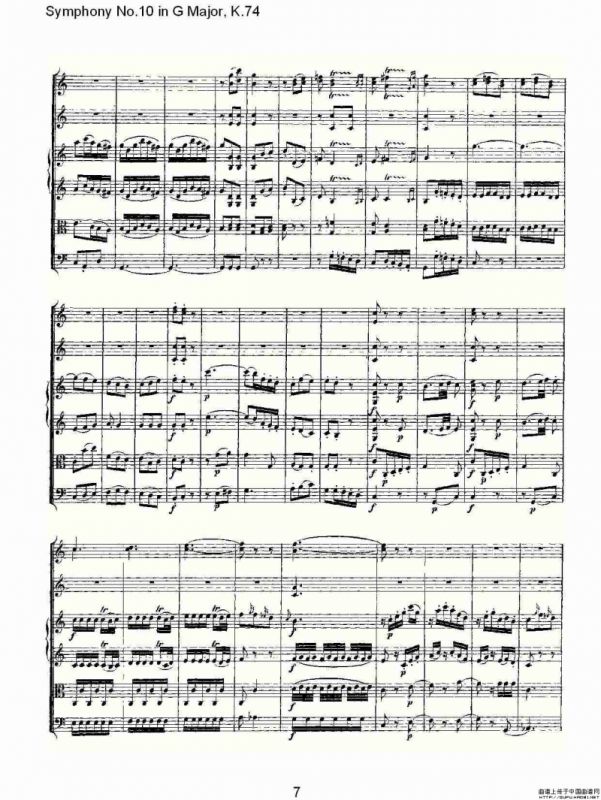 Symphony No.10 in G Major, K.74（G大调第十交响曲K.74）