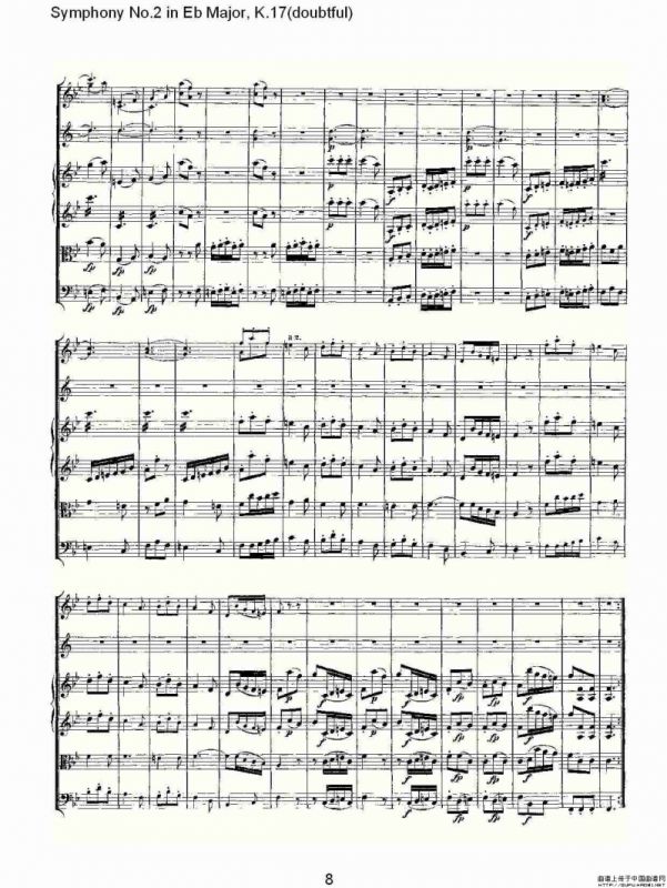 Symphony No.2 in Bb Major（doubtful))，K.1）