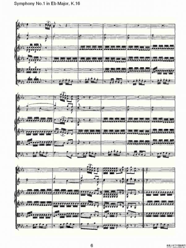 Symphony No.1 in Eb Major，K.16（Eb大调第一交响曲K.16）