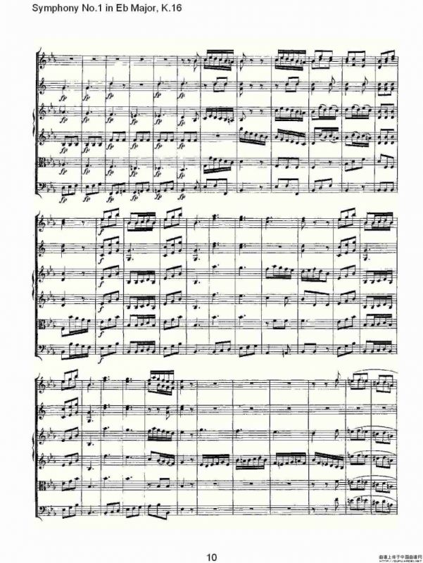 Symphony No.1 in Eb Major，K.16（Eb大调第一交响曲K.16）