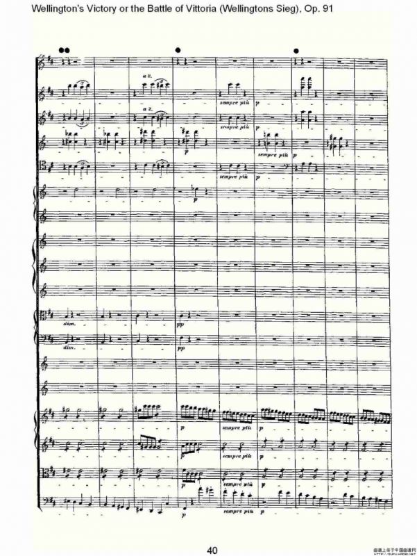 Wellingtons Sieg（Op.91 第一乐章（二））