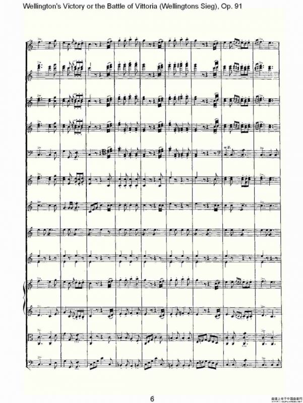 Wellingtons Sieg（ Op.91 第一乐章（一））