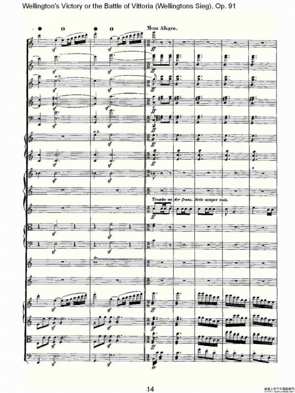 Wellingtons Sieg（ Op.91 第一乐章（一））