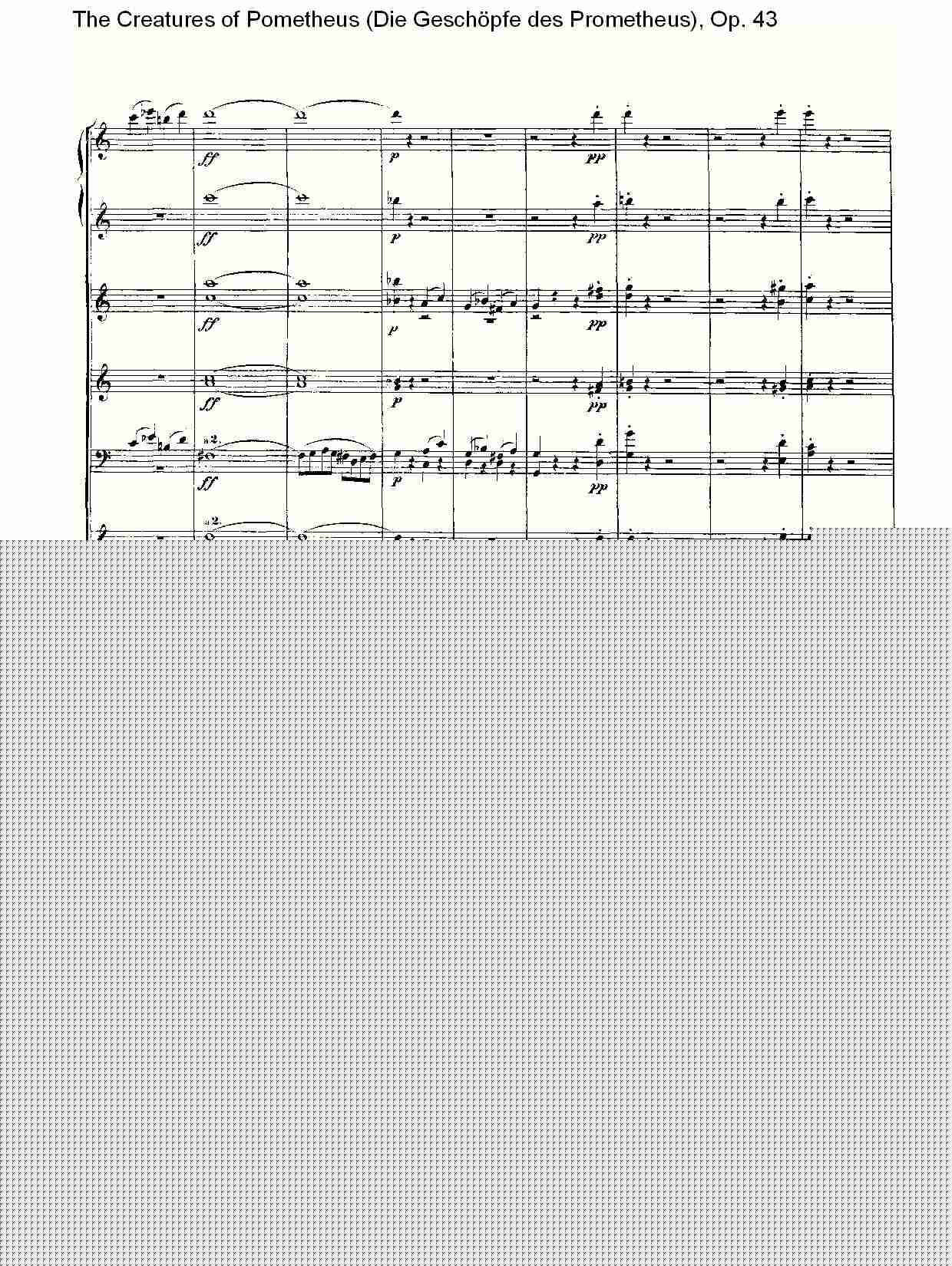The Creatures of Pometheus（Die Gesch?pfe des Prom）
